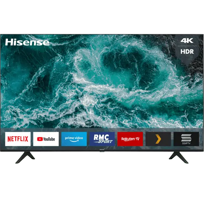 Hisense 50″ TV Ultra HD 4K - Ecran Sans Bord - WIFI - Bluetooth
