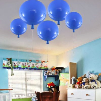 Suspension Enfant Ballon Bleu