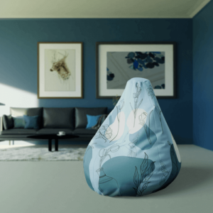 Pouf Imprimé Mer