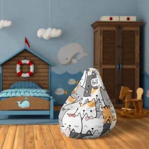 Pouf enfant Kitties