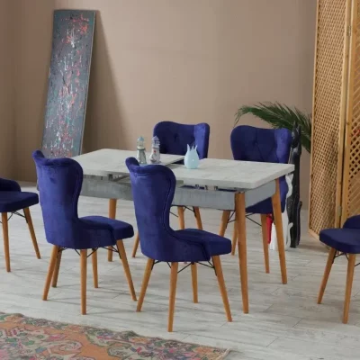 Table à manger 6 chaises extensible-SMU