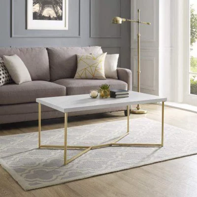 Table basse rectangulaire-marbre-120cm