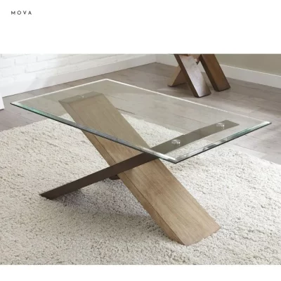 Table verre rectangulaire-120x60cm
