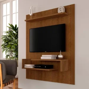 Meuble TV Mural Brownie Marron
