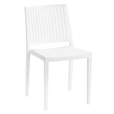 Chaise Bistrot blanc pour cafés et restaurants