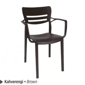 Chaise Pinar marron pour cafés et restaurants