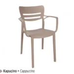 Chaise Pinar cappuccino pour cafés et restaurants