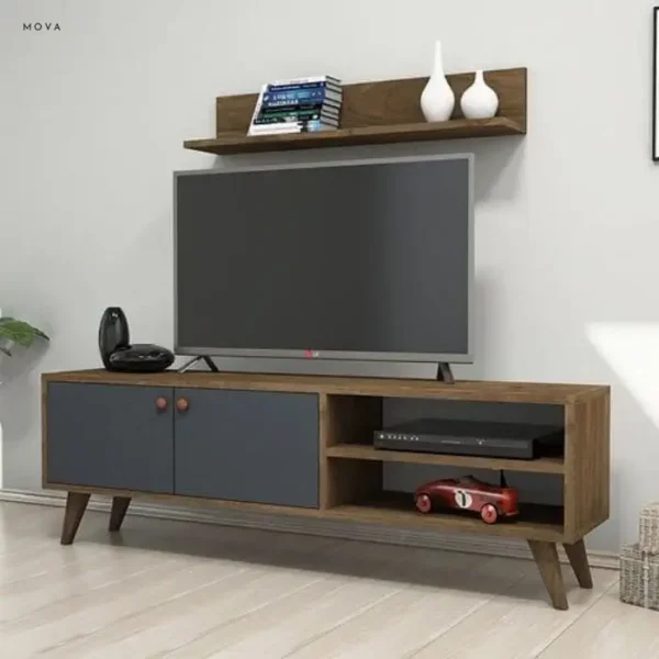 Meuble TV 160cm Noir - MTVN