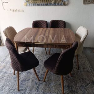 Table à manger extensible 6 chaises