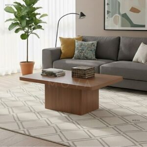 Table basse moderne marron maroc