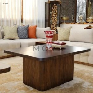 Table basse moderne marron maroc