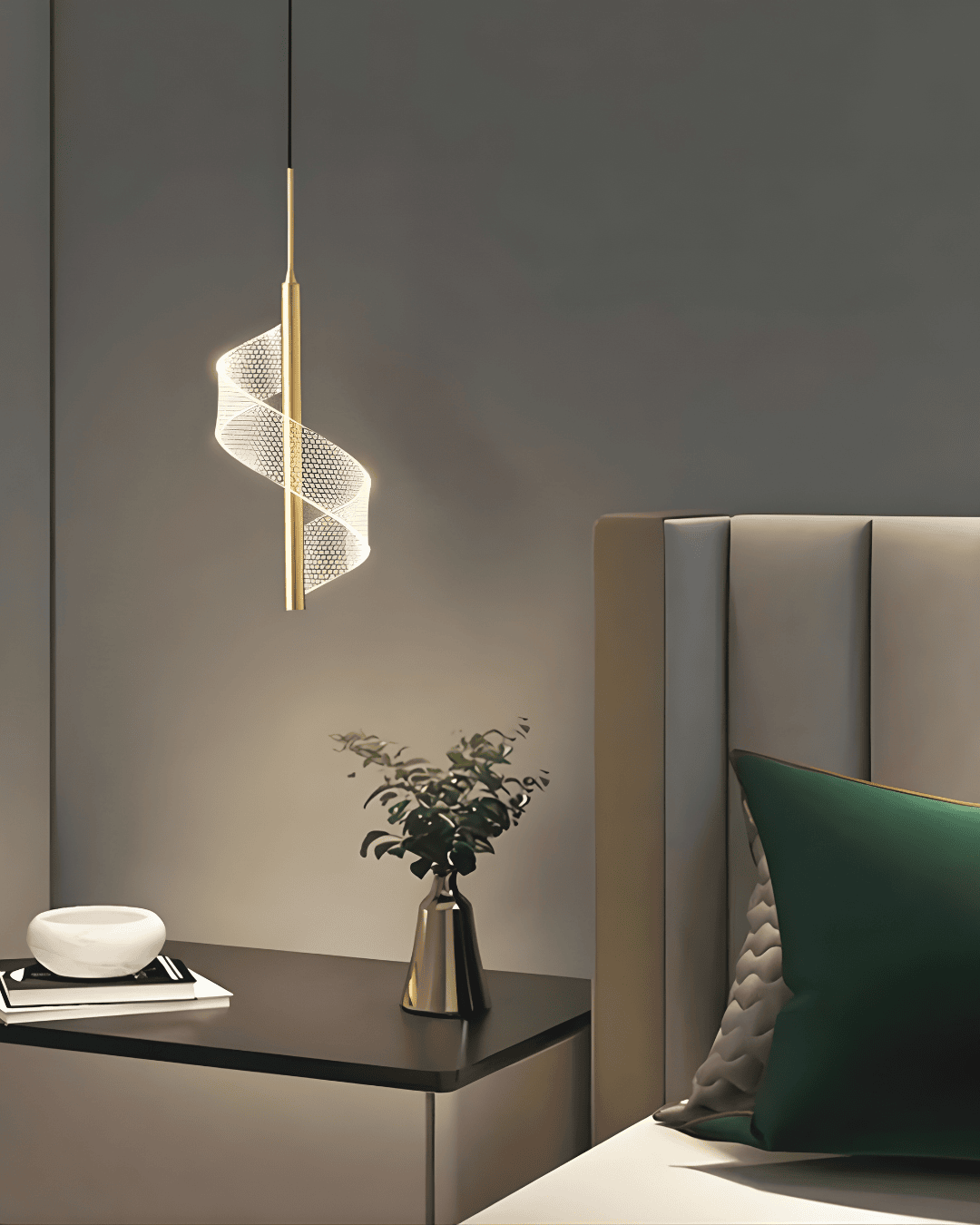 SUSPENSION BELLA GOLD/BLACK