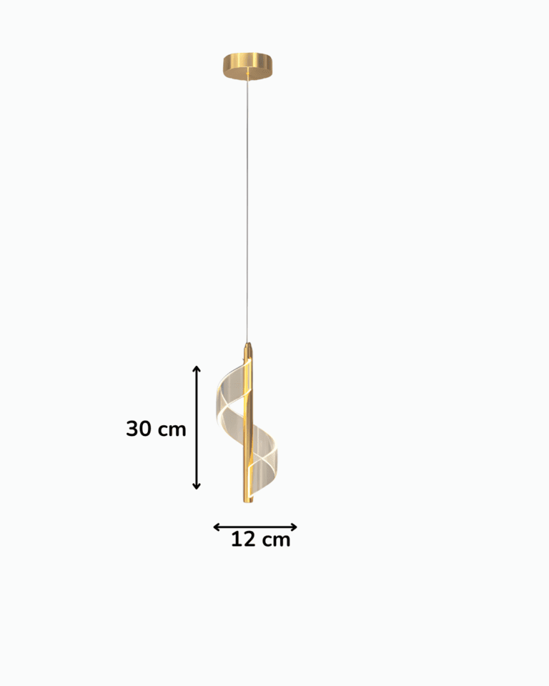 SUSPENSION BELLA GOLD/BLACK