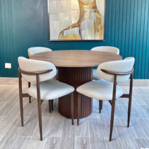 Table ronde 4 chaises SMILE