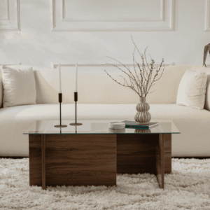 Table basse verre 100x60cm