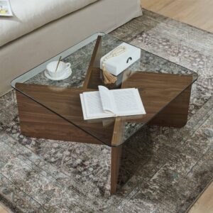 Table basse verre 80x80cm