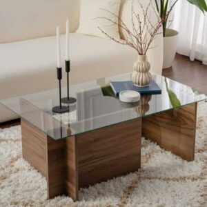 Table basse verre 100x60cm