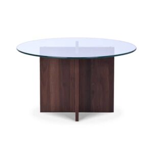 Table ronde verre 80cm