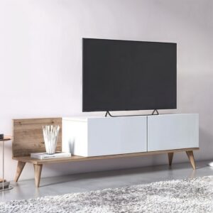 Meuble TV Blanc-beige