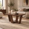 Table basse 120cm-marron