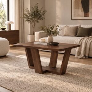 Table basse 120cm-marron
